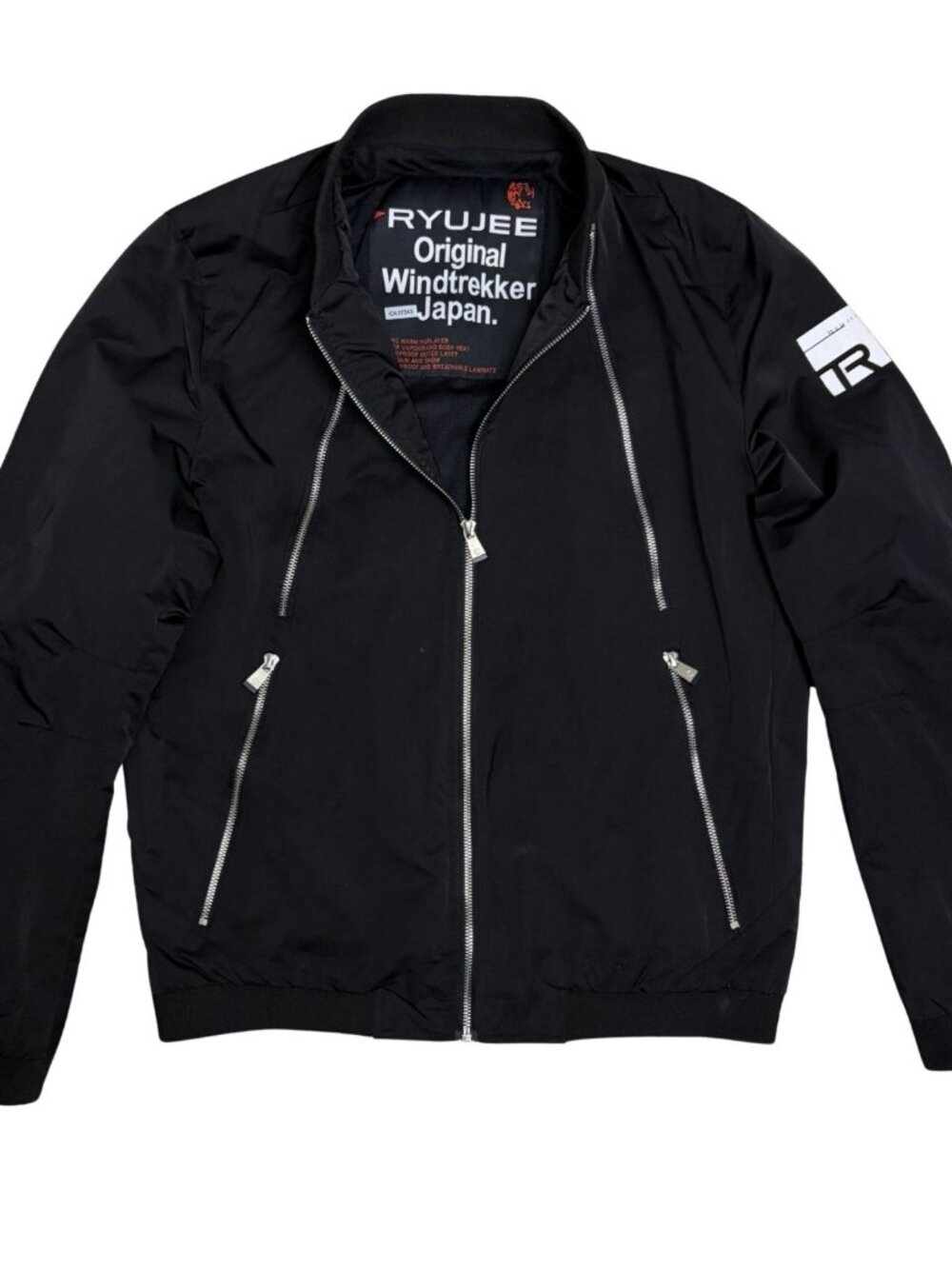 RYUJEE Japan Jacket Windtrekker Windbreaker Bomber Coat Mens Large